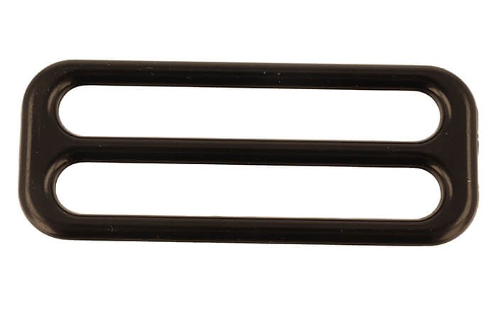 Regulator Odlewany Krawiecki 50 x 18  mm Czarny Mat