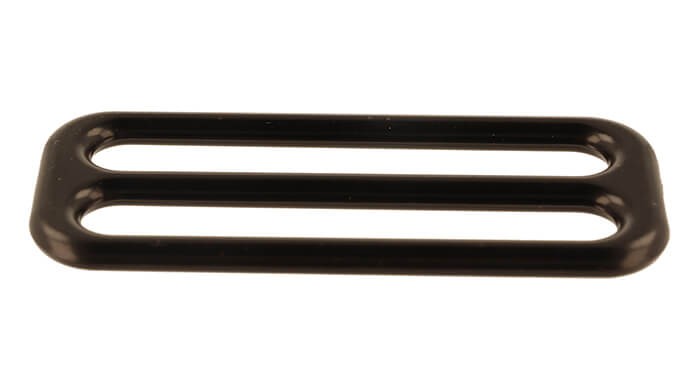 Regulator Odlewany Krawiecki 50 x 18  mm Czarny Mat