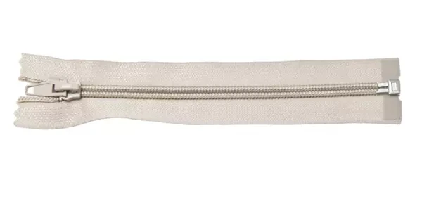 Zamek błyskawiczny #5 Rozdzielczy 40cm Beż 5szt