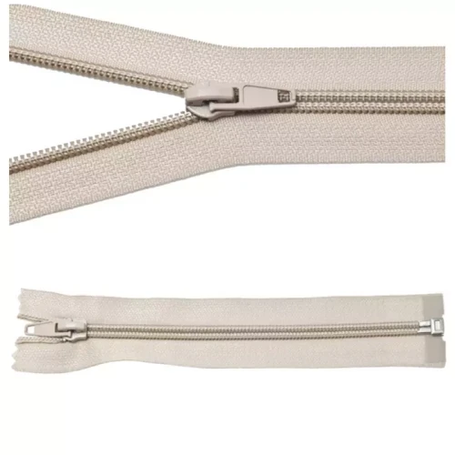 Zamek błyskawiczny #5 Rozdzielczy 35cm Beż 5szt