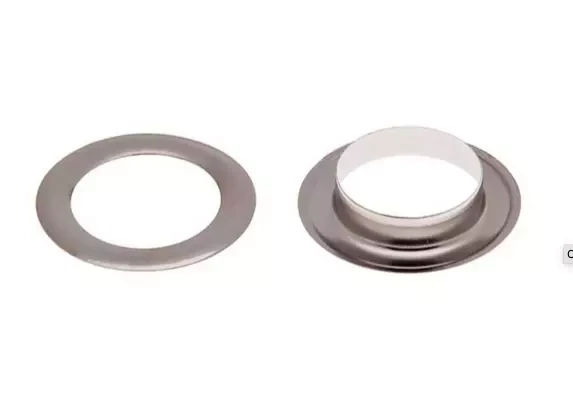Oczka kaletnicze fi 5x10x6mm 100kpl