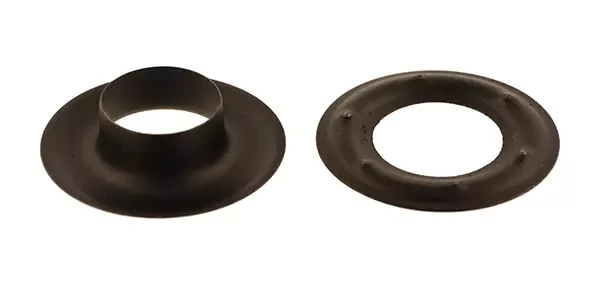Oczka kaletnicze fi 12mm szeroki kołnierz 10szt