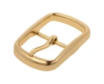 Gürtel-Schnalle für Damen, 25 mm, mit Gürtelschlaufe, goldfarben