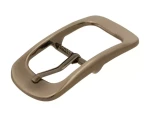 Gürtel-Schnalle für Damen, 25 mm, mit Gürtelschlaufe, dunkler Satin