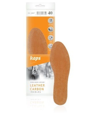 Wkładki Skórzane Naturalne z węglem aktywnym