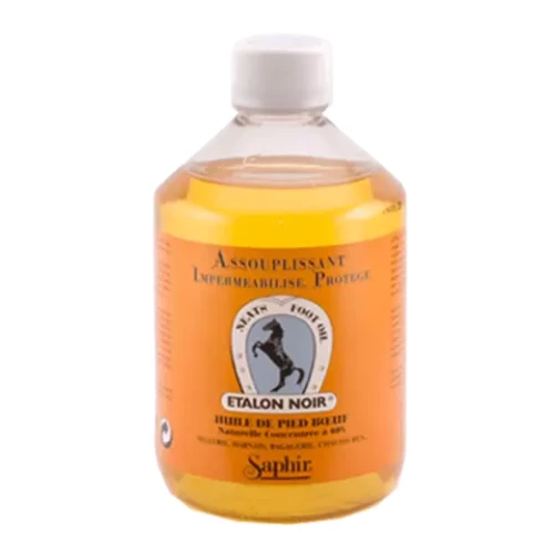 Olej do skóry Saphir Etalon Noir 500 ml – do siodeł, uprzęży i obuwia