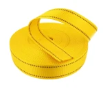 45 mm breites Polyesterband für Sicherheitsgurte, gelb