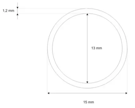 Kółko do kluczy o średnicy 13mm  20szt.