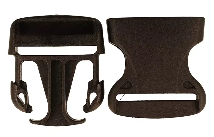Klamra plastikowa 40 mm zatrzaskowa NM – zapięcie do pasków i taśm, 5 szt.