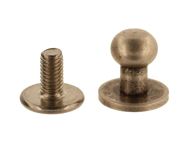 Knopik Ćwiek Nit Śrubka 6mm 5szt