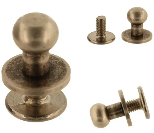 Knopik Ćwiek Nit Śrubka 6mm 5szt