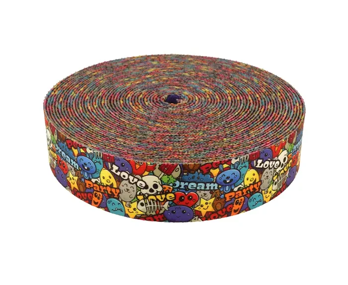 Taśma Nośna z Nadrukiem Sublimacyjnym DREAM PARTY 30mm