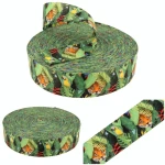 Trägerband mit Sublimationsdruck „TROPICAL“, 40 mm