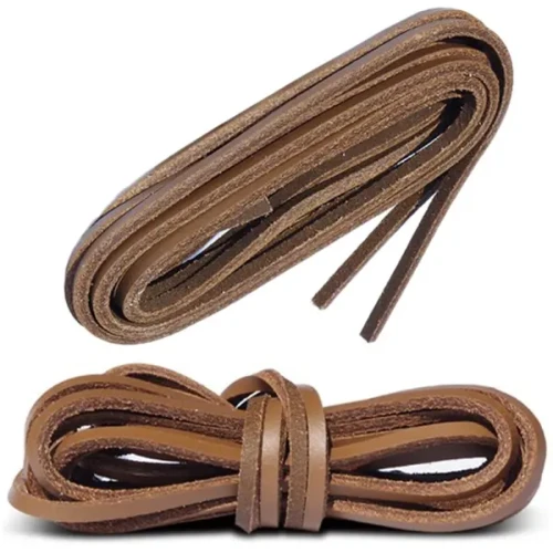 Sznurówki Skórzane Rzemyk 120cm Naturalne
