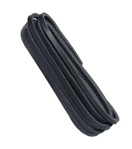 Sznurówki Skórzane Rzemyk 120cm Czarne