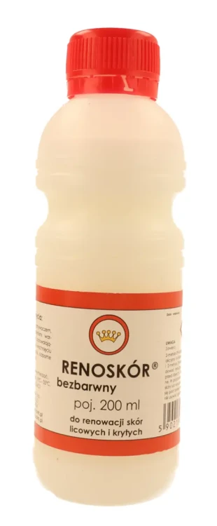 Lakier Wykończeniowy do Skór Bezbarwny PÓŁMAT 200ml