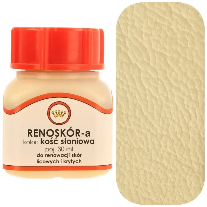 Farba do skóry licowej Renoskór WILBRA 30 ml elastyczna, półmat, odporna na wodę i zginanie