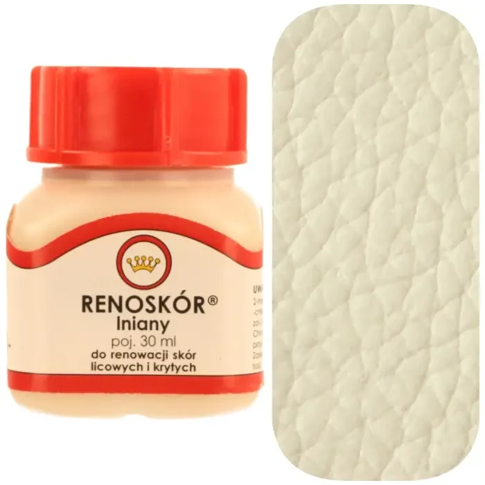 Farba do skóry licowej Renoskór WILBRA 30 ml elastyczna, półmat, odporna na wodę i zginanie
