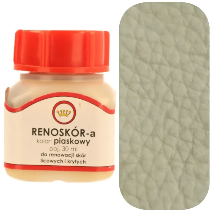 Farba do skóry licowej Renoskór WILBRA 30 ml elastyczna, półmat, odporna na wodę i zginanie