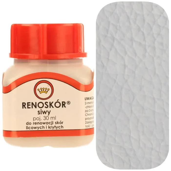 Farba do skóry licowej Renoskór WILBRA 30 ml elastyczna, półmat, odporna na wodę i zginanie