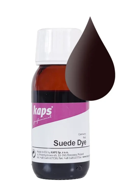 Farba do Zamszu Nubuku Weluru Kaps Suede Dye 12 kolorów