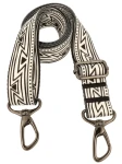Handtaschenriemen 3 cm x 140 cm, Zickzack-Muster, verstellbar, ZEPNIJ Schulterriemen