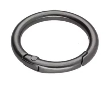 Szekla 25mm / 4mm Kółko Otwierane 5szt C.NIKIEL O-Ring karabińczyk