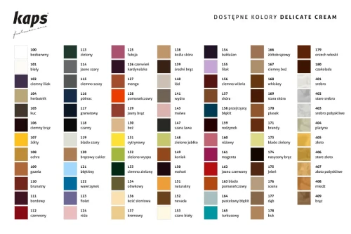 Pasta do Butów Krem koloryzujący Kaps Delicate Cream 50ml