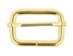 Lederbindungsregler 30 x 20 mm, Draht 5 mm, goldfarben, 5 Stück