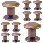 Drehniete Drehniete Schraube 5mm St.Gold 10St (1)