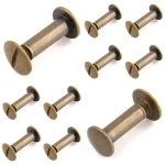 Drehniete Drehniete Schraube 5mm St.Gold 10St (1) (1) (1)