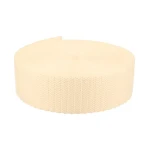 Tragband 30 mm, WEISS, Polypropylen, 5 m, 650 kg, Dicke 1,5 mm