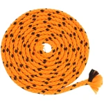 Seil 6 mm, Tragkraft 500 kg, Polypropylen, orange – schwarz, 20 Meter