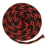 Seil 6 mm, Tragkraft 600 kg, Polypropylen, schwarz-rot, 20 Meter