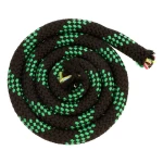 Seil 14 mm, Seil mit Kern, 1800 kg, Polypropylen, schwarz-grün, 5 Meter