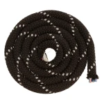 10-mm-Seil mit Reflektor, Seil mit Kern, 1000 kg, Polypropylen, schwarz, 5 Meter