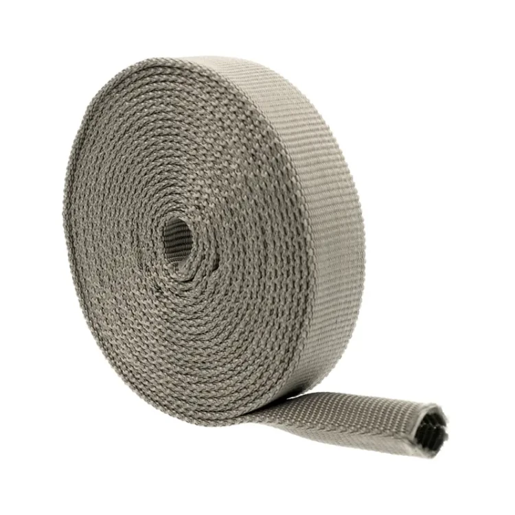 Taśma Rurowa 25mm Polipropylen Jasny Popiel 5mb Tunelowa