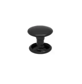 Nity Dwustronne 8x6mm Kaletnicze Czarny Mat 100 szt