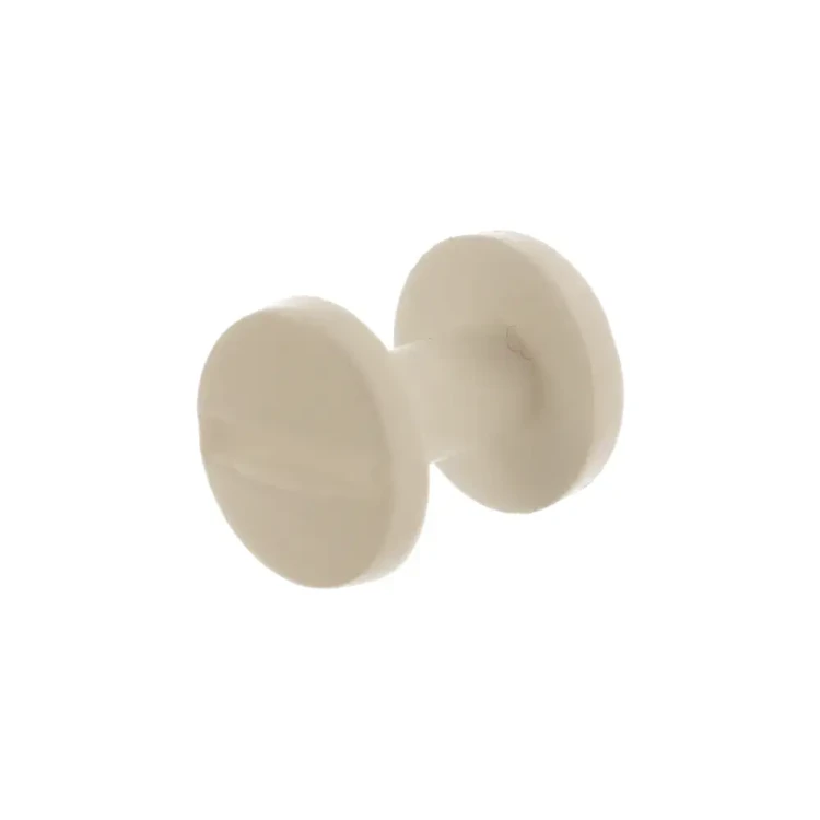 Śruba Nit 15mm plastikowe Białe 20szt Nity skręcane