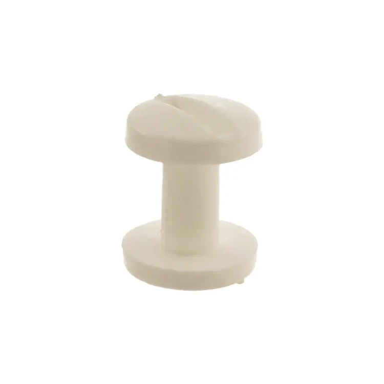 Śruba Nit 20mm plastikowe Białe 20szt Nity skręcane