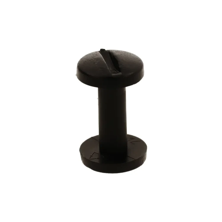 Śruba Nit 40mm plastikowe Czarne 20szt Nity skręcane
