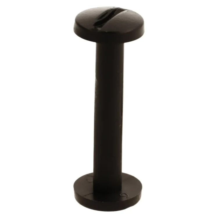 Śruba Nit 90mm plastikowe Czarne 20szt Nity skręcane