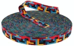 25-mm-Band mit TETRIS-Motiv – Sublimationsdruck auf Trägerband