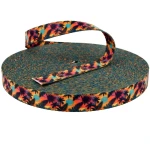 25 mm breites Trägerband mit „HAWAJE“-Motiv, Sublimationsdruck, Lanyard, Halsband