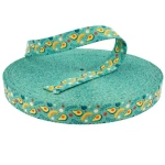 25 mm breites Trägerband mit „BANANEN“-Motiv, Sublimationsdruck, Lanyard, Halsband