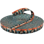 25 mm breites Trägerband mit Wolfsmotiv – Sublimationsdruck für Lanyards und Halsbänder