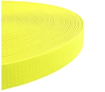 Band für Leinen, Halsbänder und Halfter, 25 mm, PVC, wasserfest, Hexa, Neon-Gelb