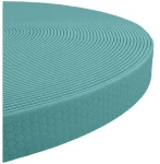 Band für Leinen, Halsbänder und Halfter, 20 mm, PVC, wasserfest, Hexa, grün, Jagdausführung