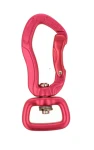 20-mm-Aluminiumkarabiner „FUKSJA“ mit 400-kg-Belastbarkeit – Karabiner für Leinen