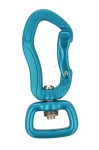 20-mm-Aluminiumkarabiner TURKUS, Tragkraft 400 kg, Karabiner für Leinen